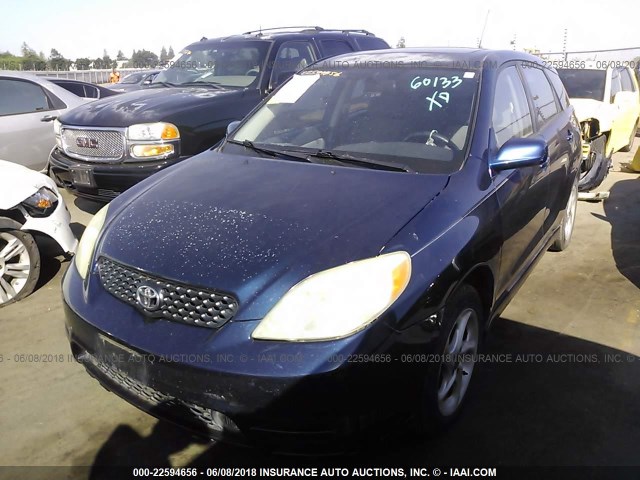 2T1LR38E53C080443 - 2003 TOYOTA COROLLA MATRIX XR BLUE photo 2