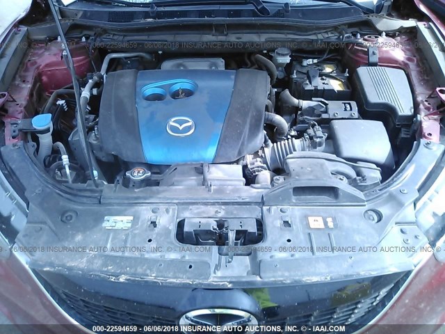 JM3KE2CE4D0136612 - 2013 MAZDA CX-5 TOURING RED photo 10