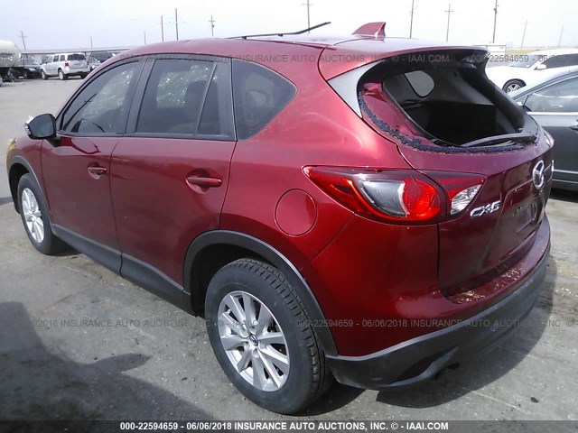 JM3KE2CE4D0136612 - 2013 MAZDA CX-5 TOURING RED photo 3