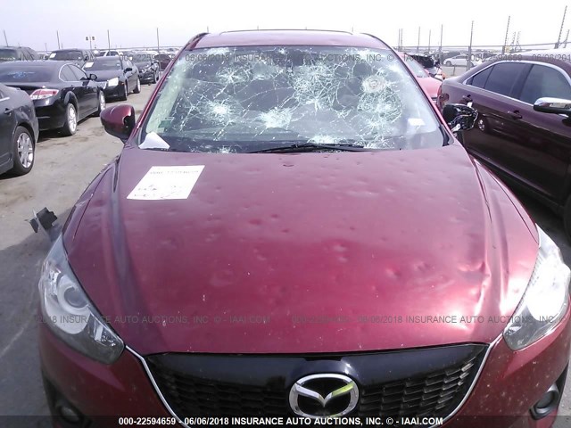 JM3KE2CE4D0136612 - 2013 MAZDA CX-5 TOURING RED photo 6