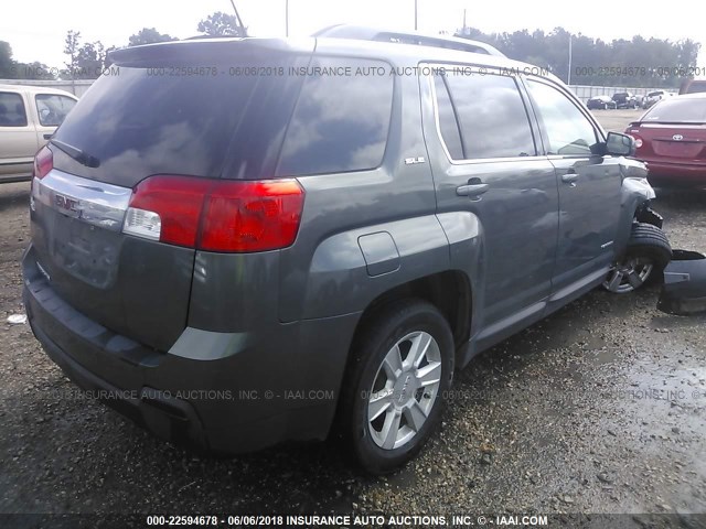 2GKALSEK7D6258406 - 2013 GMC TERRAIN SLE GRAY photo 4