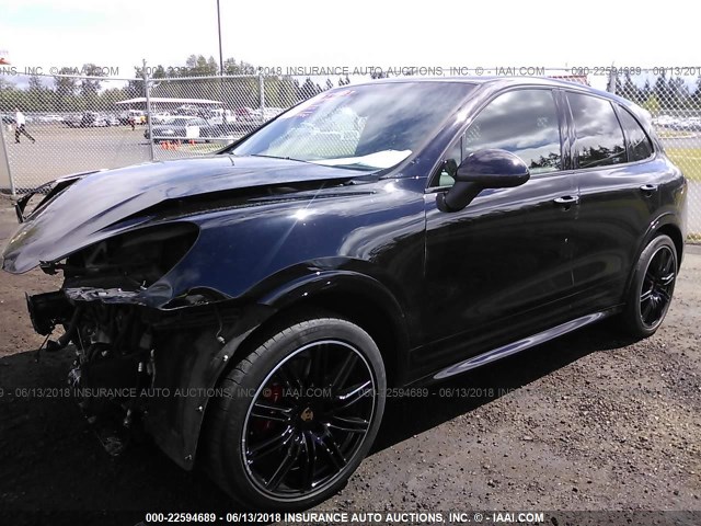 WP1AD2A26ELA70479 - 2014 PORSCHE CAYENNE GTS BLACK photo 2