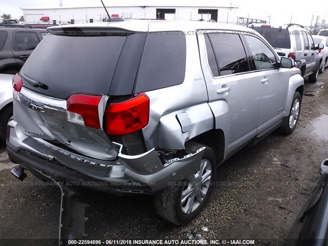 2GKALMEK9H6157790 - 2017 GMC TERRAIN SLE SILVER photo 4