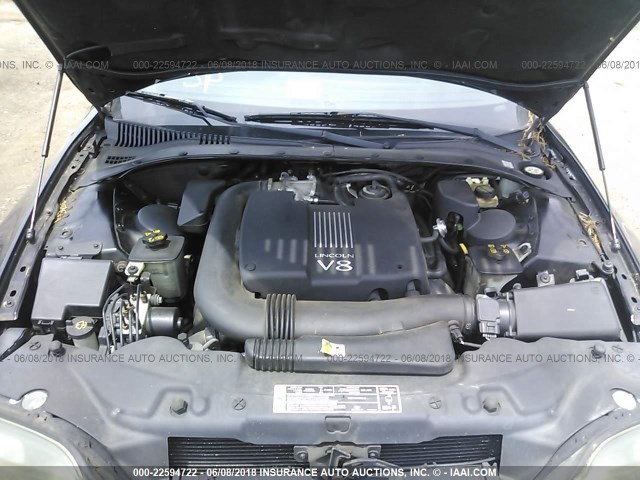 1LNHM87A62Y678160 - 2002 LINCOLN LS BLACK photo 10