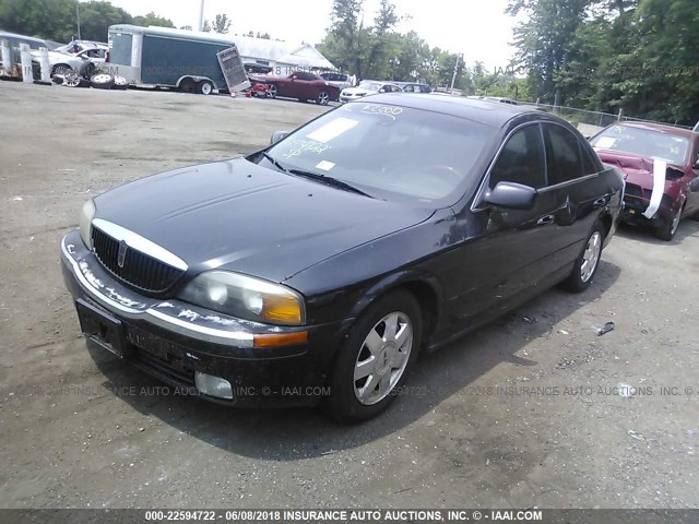 1LNHM87A62Y678160 - 2002 LINCOLN LS BLACK photo 2