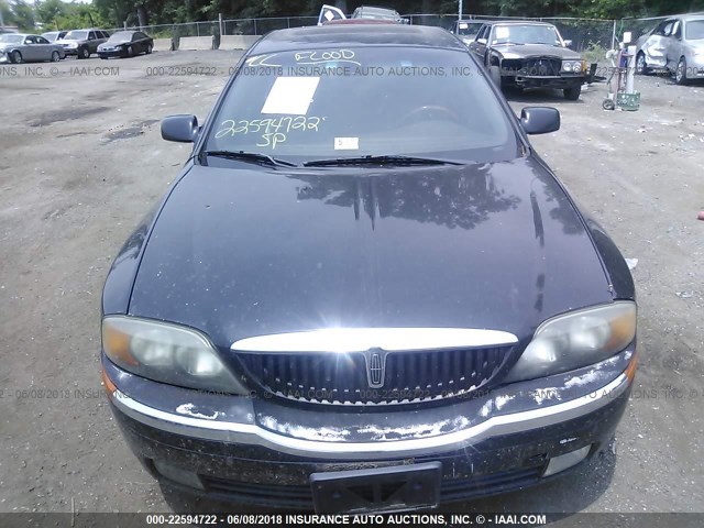 1LNHM87A62Y678160 - 2002 LINCOLN LS BLACK photo 6