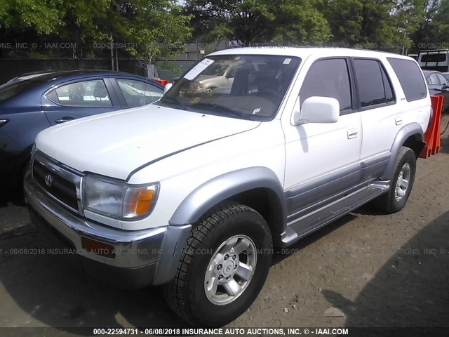 JT3HN87R4W0145465 - 1998 TOYOTA 4RUNNER LIMITED WHITE photo 2