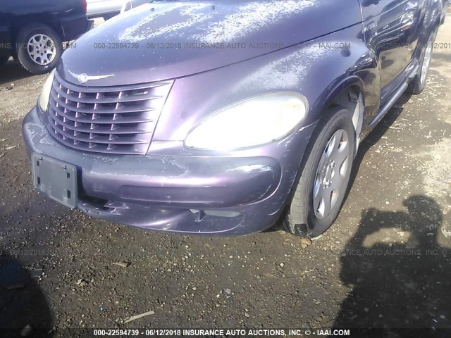 3C4FY58B95T609264 - 2005 CHRYSLER PT CRUISER TOURING PURPLE photo 6