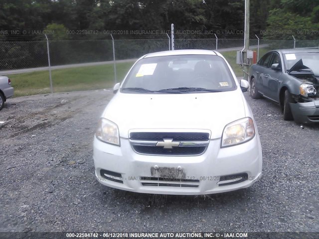 KL1TD5DE5AB120331 - 2010 CHEVROLET AVEO LS/LT 白色 照片 6