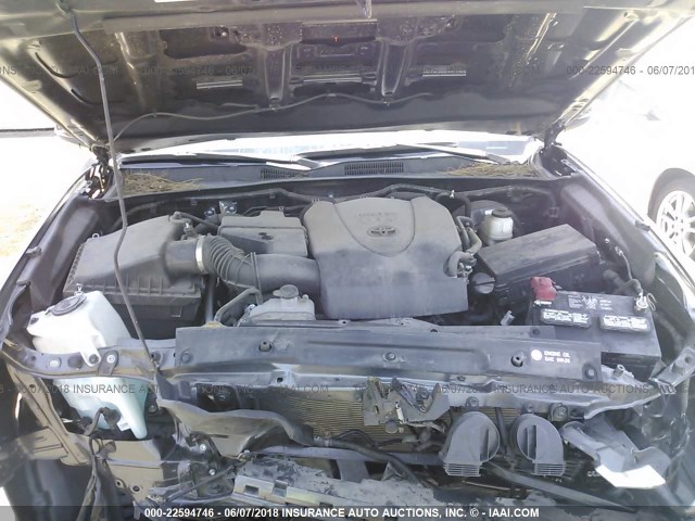 3TMAZ5CN0GM005270 - 2016 TOYOTA TACOMA DBL CAB/SR5/TRD SPORT/OR GRAY photo 10