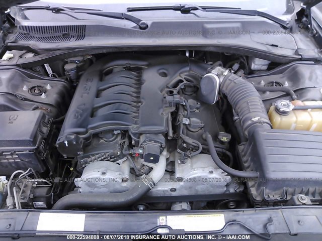 2B3KA33G98H229821 - 2008 DODGE CHARGER SXT ნაცრისფერი ფოტო 10