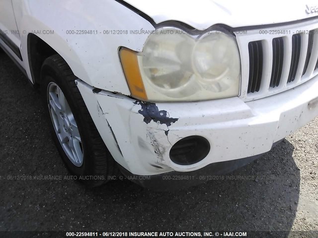 1J4GS48K95C663461 - 2005 JEEP GRAND CHEROKEE LAREDO/COLUMBIA/FREEDOM 白色 照片 6