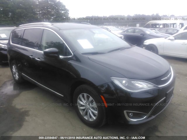 2C4RC1BG0JR252899 - 2018 CHRYSLER PACIFICA TOURING L Սև լուսանկար 1