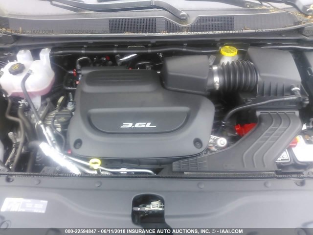 2C4RC1BG0JR252899 - 2018 CHRYSLER PACIFICA TOURING L Սև լուսանկար 10