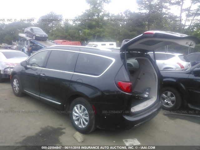 2C4RC1BG0JR252899 - 2018 CHRYSLER PACIFICA TOURING L Սև լուսանկար 3