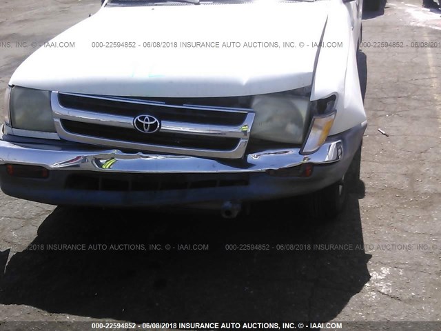 4TAVN52N8WZ058791 - 1998 TOYOTA TACOMA XTRACAB WHITE photo 6