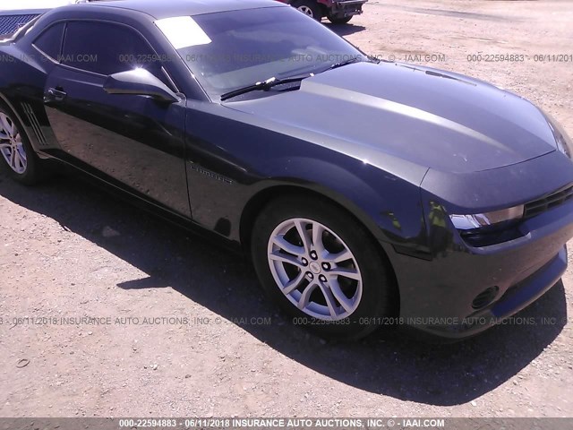 2G1FB1E34F9300984 - 2015 CHEVROLET CAMARO LS GRAY photo 6