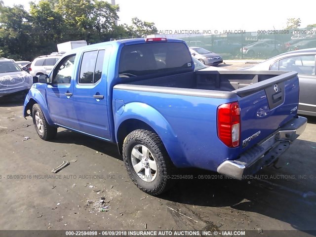 1N6AD0EV1DN757055 - 2013 NISSAN FRONTIER S/SV/SL/PRO-4X BLUE photo 3