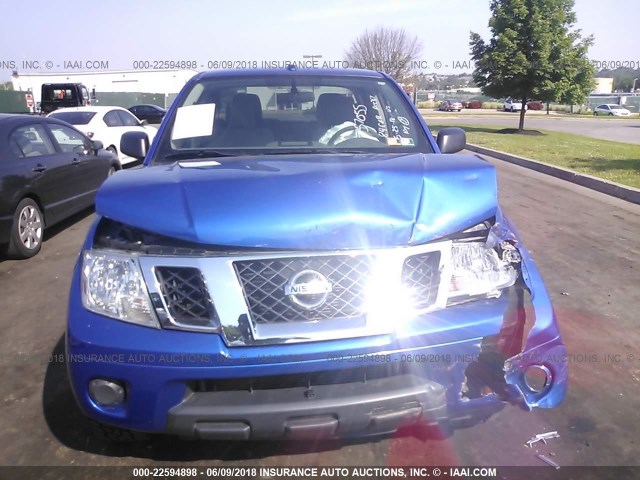 1N6AD0EV1DN757055 - 2013 NISSAN FRONTIER S/SV/SL/PRO-4X BLUE photo 6