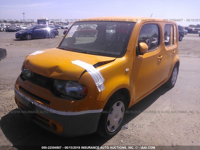 JN8AZ2KR0BT207236 - 2011 NISSAN CUBE S/SL/KROM YELLOW photo 2