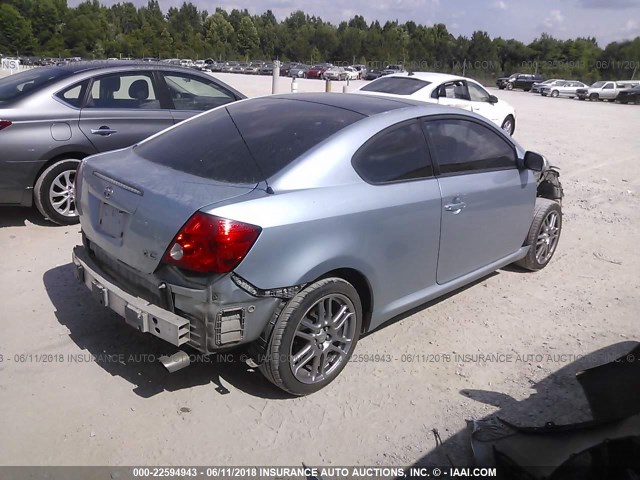 JTKDE177660113979 - 2006 TOYOTA SCION TC 银色 照片 4