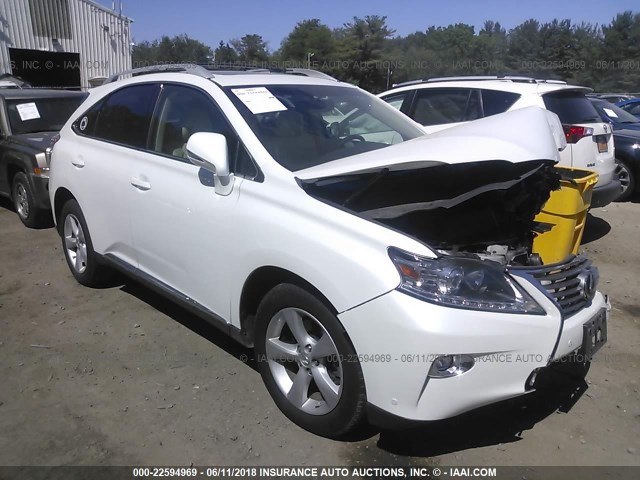 2T2BK1BA0FC342623 - 2015 LEXUS RX 350/BASE/F SPORT WHITE photo 1