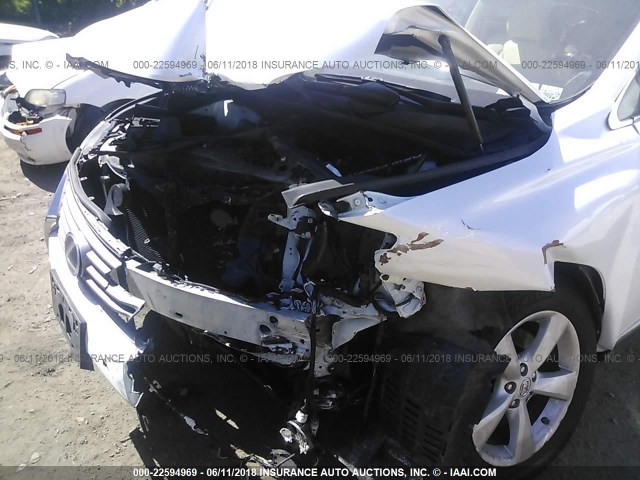 2T2BK1BA0FC342623 - 2015 LEXUS RX 350/BASE/F SPORT WHITE photo 6