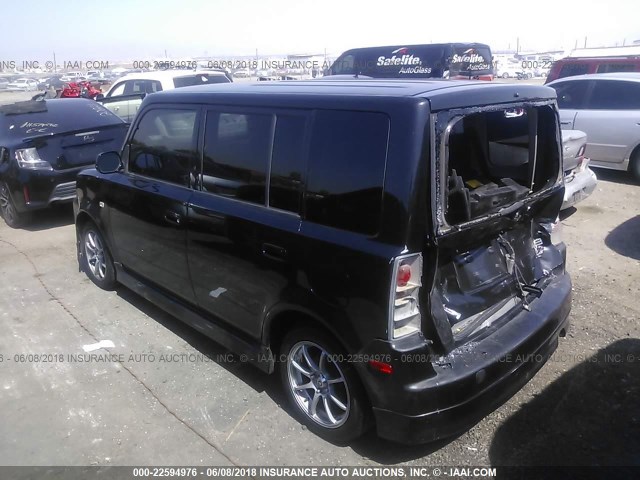 JTLKT324450185408 - 2005 TOYOTA SCION XB შავი ფოტო 3