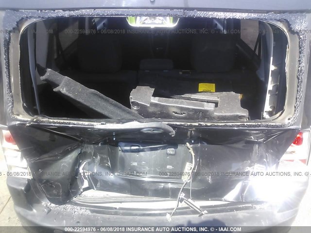 JTLKT324450185408 - 2005 TOYOTA SCION XB შავი ფოტო 6