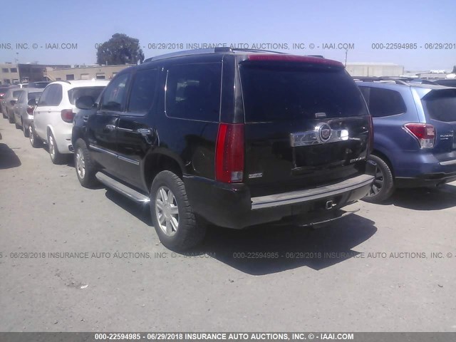 1GYFK13279R246117 - 2009 CADILLAC ESCALADE BLACK photo 3