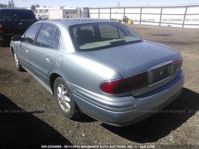 1G4HR54K63U270313 - 2003 BUICK LESABRE LIMITED BLUE photo 3