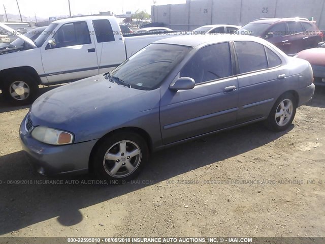 3N1CB51D5YL353924 - 2000 NISSAN SENTRA XE/GXE GRAY photo 2