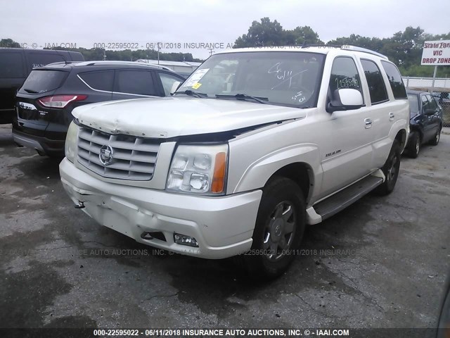 1GYEK63N36R123686 - 2006 CADILLAC ESCALADE LUXURY WHITE photo 2