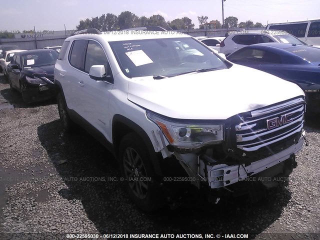 1GKKNULS7JZ145472 - 2018 GMC ACADIA SLT-1 Biały zdjęcie 1