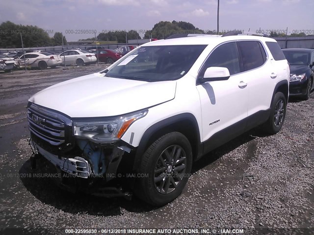 1GKKNULS7JZ145472 - 2018 GMC ACADIA SLT-1 Biały zdjęcie 2