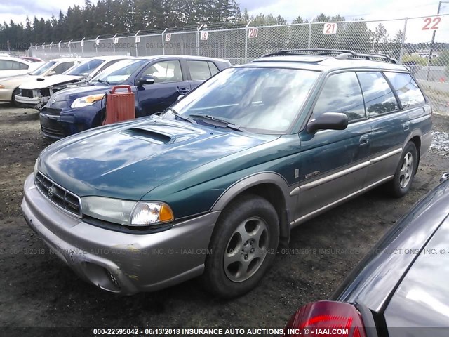 4S3BG853X7610824 - 2007 SUBARU LEGACY 3.0R LIMITED GREEN photo 2