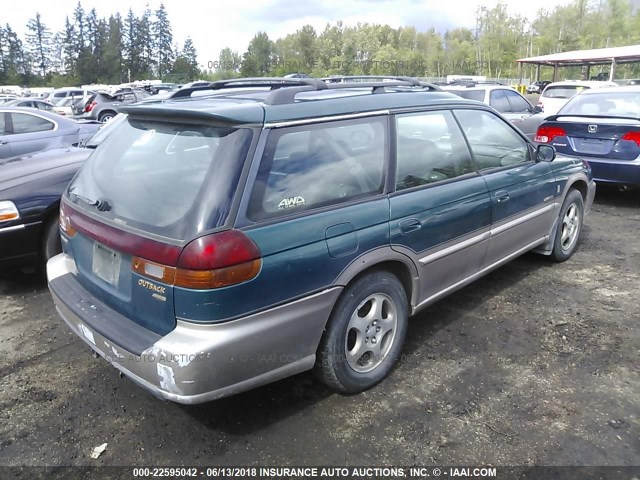 4S3BG853X7610824 - 2007 SUBARU LEGACY 3.0R LIMITED GREEN photo 4