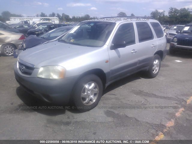 4F2YU07B51KM59528 - 2001 MAZDA TRIBUTE DX 银色 照片 2