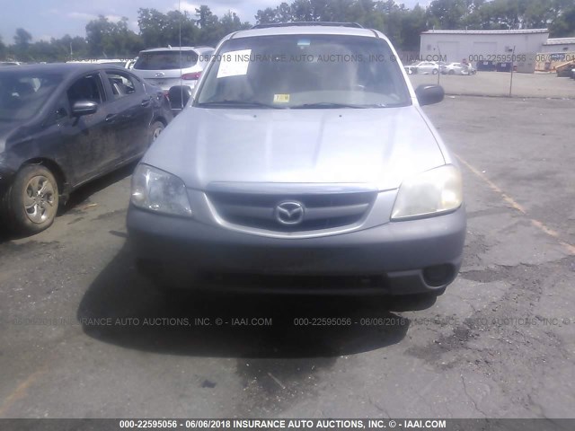 4F2YU07B51KM59528 - 2001 MAZDA TRIBUTE DX 银色 照片 6