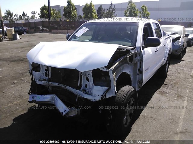 5TFJX4GN8EX036185 - 2014 TOYOTA TACOMA DOUBLE CAB 白色 照片 2