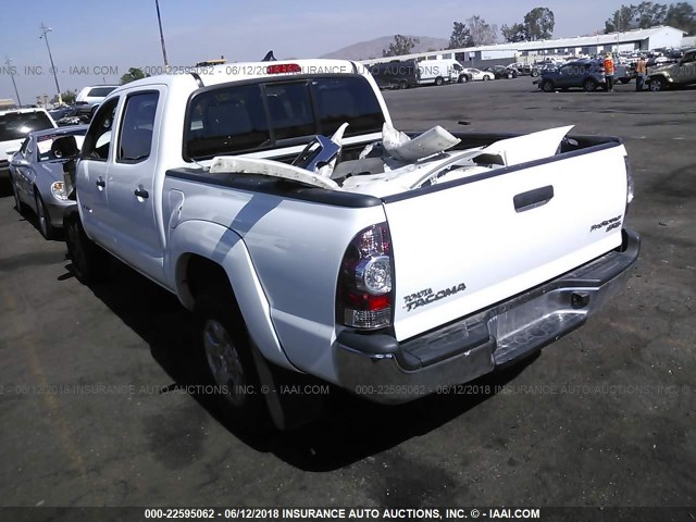 5TFJX4GN8EX036185 - 2014 TOYOTA TACOMA DOUBLE CAB 白色 照片 3