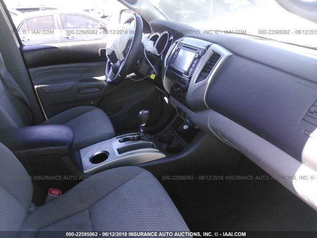 5TFJX4GN8EX036185 - 2014 TOYOTA TACOMA DOUBLE CAB 白色 照片 5