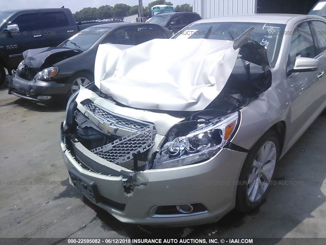 1G11H5SA9DF286698 - 2013 CHEVROLET MALIBU LTZ 棕色 照片 6