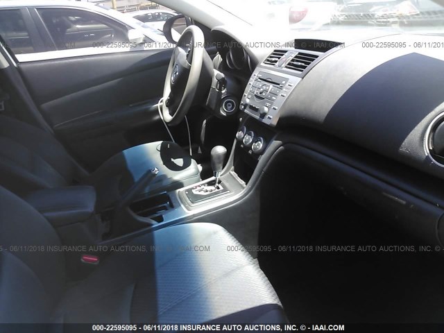 1YVHZ8BH2B5M04458 - 2011 MAZDA 6 I WHITE photo 5