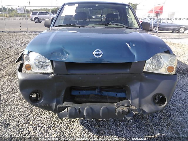 1N6DD26S82C322703 - 2002 NISSAN FRONTIER KING CAB XE BLUE photo 6