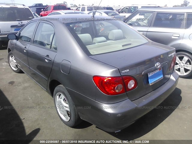 1NXBR32E77Z834449 - 2007 TOYOTA COROLLA CE/LE/S GRAY photo 3