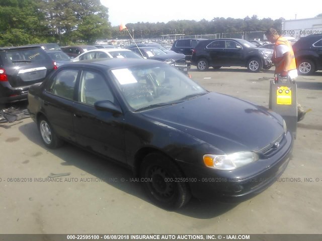 2T1BR18EXYC341556 - 2000 TOYOTA COROLLA VE/CE/LE BLACK photo 1