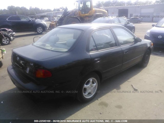 2T1BR18EXYC341556 - 2000 TOYOTA COROLLA VE/CE/LE BLACK photo 4