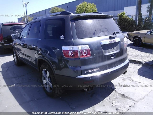 1GKKRRED2CJ328005 - 2012 GMC ACADIA SLT-1 GRAY photo 3