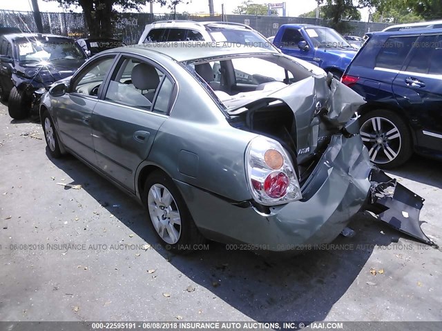 1N4AL11D25N491593 - 2005 NISSAN ALTIMA S/SL GREEN photo 3